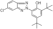 2-(2'-Hydroxy-3',5'-di-tert-butylphenyl)-5-chlorobenzotriazole, 2-(5-Chloro-2H-benzotriazol-2-yl)-4,6-bis(1,1-dimethylethyl)-phenol , 2,4-Di-tert-butyl-6-(5-chlorobenzotriazol-2-yl)phenol CAS #: 3864-99-1