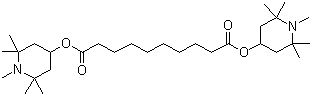Bis(1,2,2,6,6-pentamethyl-4-piperidyl) sebacate, Decanedioic acid bis(1,2,2,6,6-pentamethyl-4-piperidinyl)ester CAS #: 41556-26-7